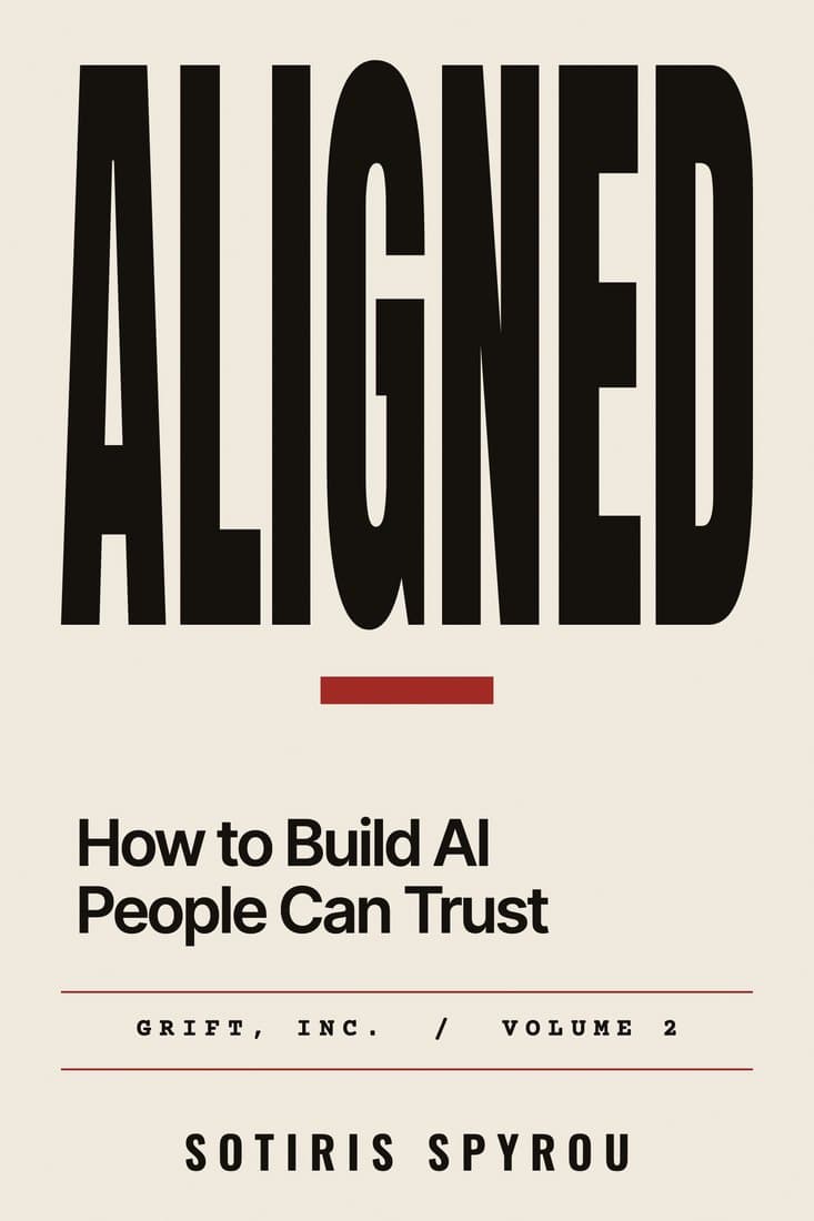 Cover of Aligned: How to Build AI People Can Trust by Sotiris Spyrou